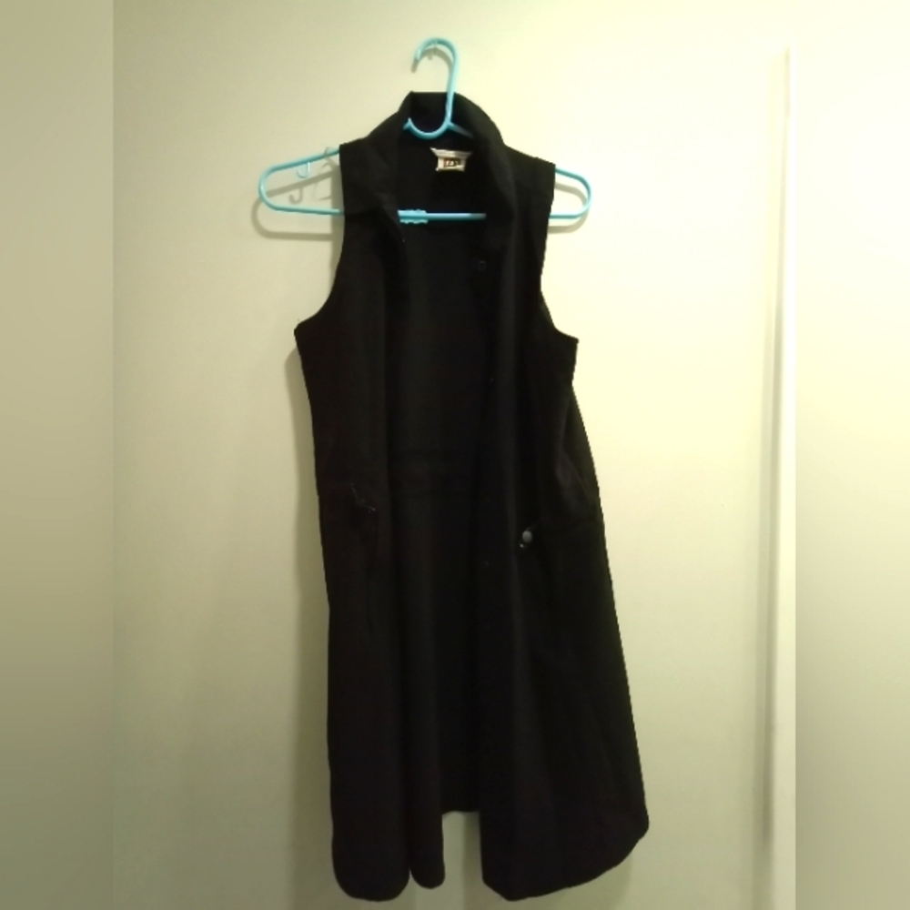 Avalanche Black Sleeveless Midi Dress
